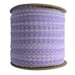 Flower Edge Eyelet Lace Per Meter 30mm Lilac